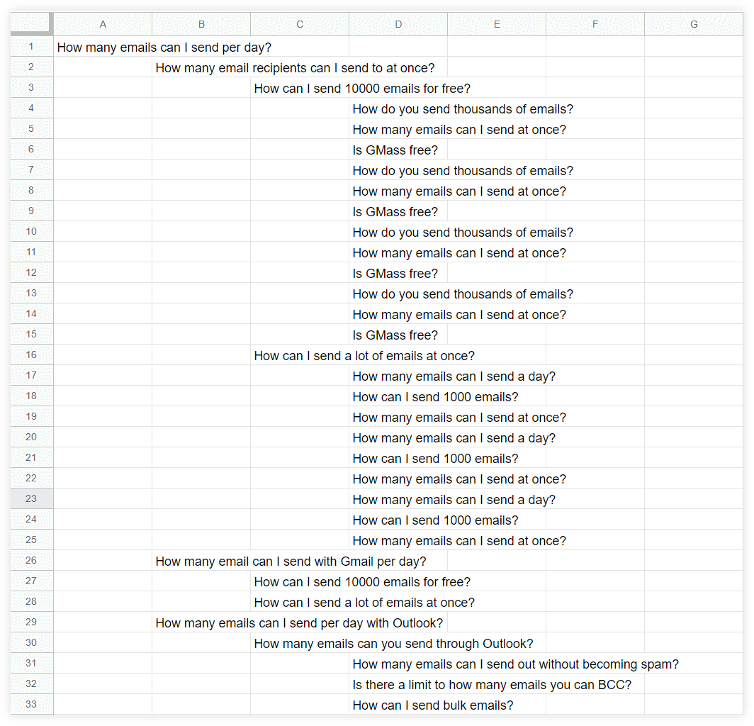 also asked export example