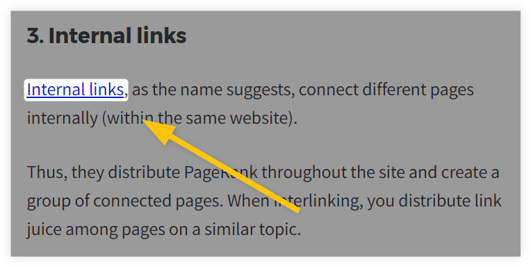 example of contextual-intext link